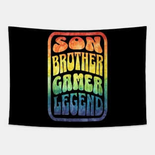 Son Brother Gamer Legend Tapestry