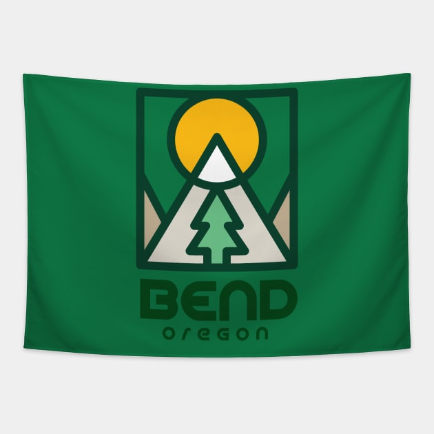 Bend Oregon Mountains Tapestry by PodDesignShop