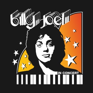 Billy Joel In Concert Retro Repro T-Shirt