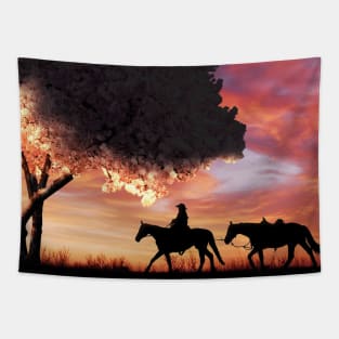 Sakura Cowboy Tapestry