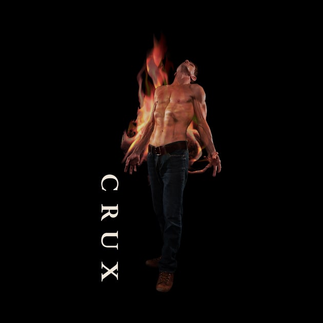 "Crux" Tested By Fire! Horror Icon Bill Oberst Jr. Licensed Merch: Grief/Recovery by Bill Oberst Jr. Official Merch