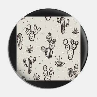 Cacti Inks - bone/black Pin