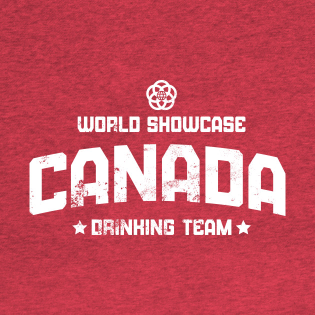 Disover World Showcase Drinking Team - Canada - Drinking Around The World - T-Shirt