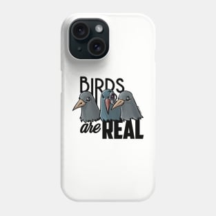 Birds Are Real - Black Phone Case