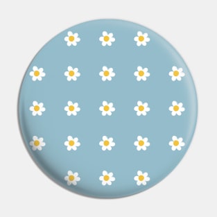 Pattern with daisy flowers Pin