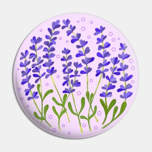 Purple Lavender Pin