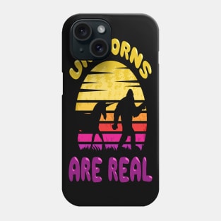 Unicorns are real, bigfoot ed. Phone Case