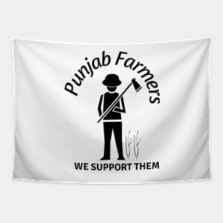 pujab Farmers we support them Tapestry