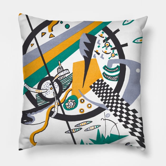 Kandinsky Abstract Art Pillow by thecolddots