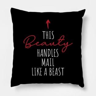 This Beauty Handles Mail Like A Beast Pillow