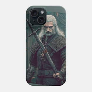 The Witcher Sumi-e Phone Case