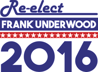 Re-Elect Frank Underwood 2016 (Bold) Magnet