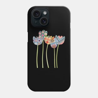 Fresh Quilted Flowers Phone Case