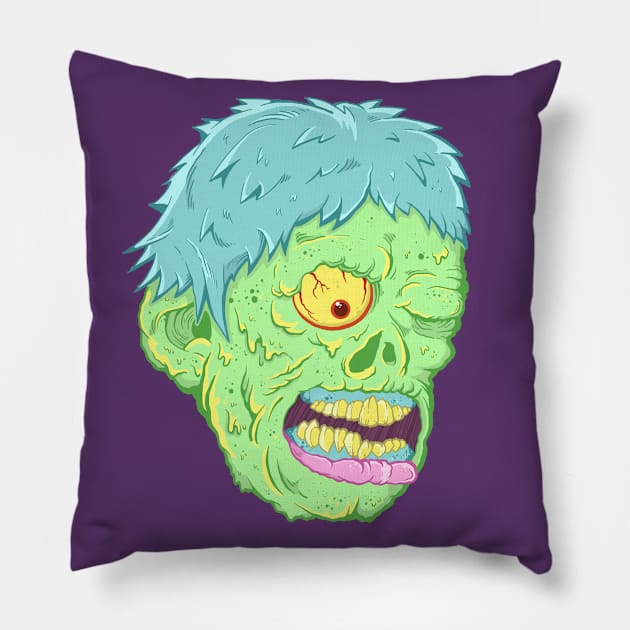 Shock Monster Pillow by The October Academy