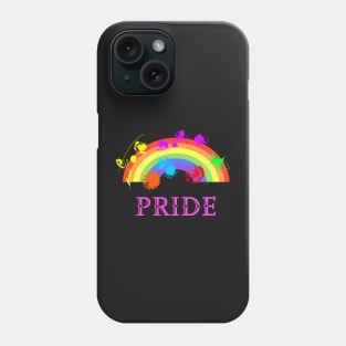 Flower Rainbow Gay Pride Message Phone Case