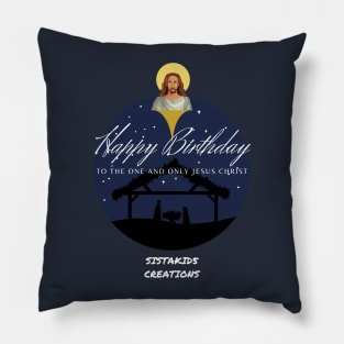 Happy Birthday Jesus! Pillow