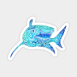 Swirly Shark Magnet