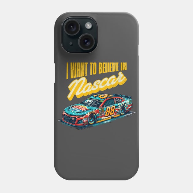 I want to belive  in Nascar. Phone Case by lakokakr