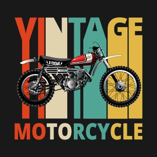 Vintage motorcycle. Retro design. T-Shirt