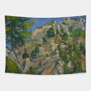 Bottom of the Ravine by Paul Cezanne Tapestry