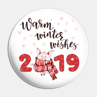 Warm Winter Wishes 2019 Pin