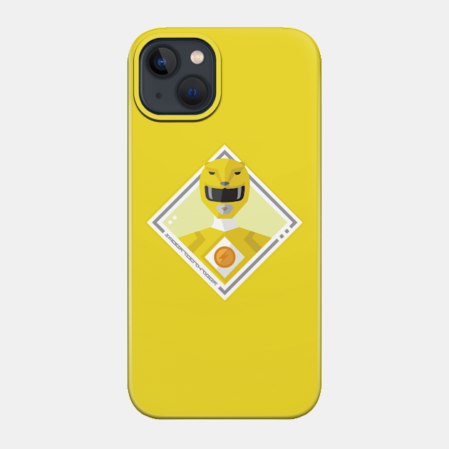 Yellow Saber-tooth Tiger Ranger - Mighty Morphin Power Rangers - Phone Case