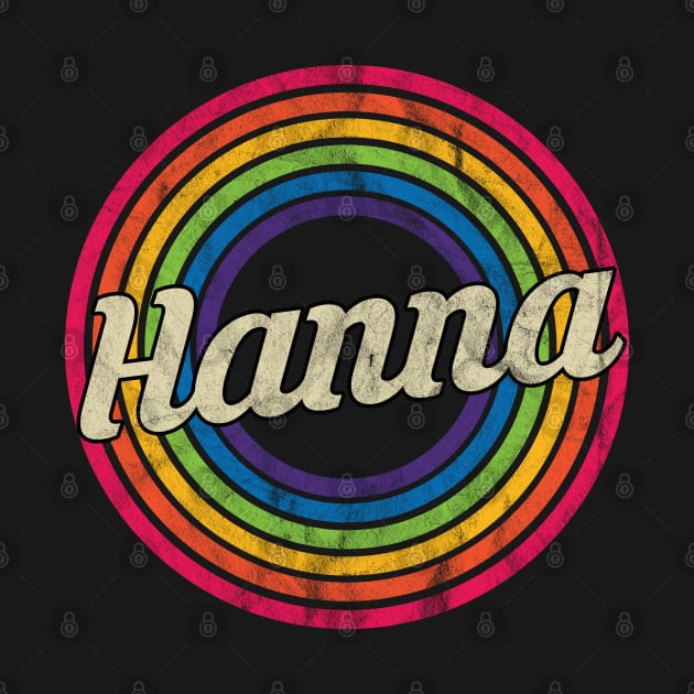 Hanna - Retro Rainbow Faded-Style by MaydenArt