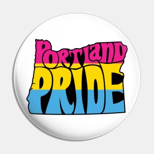 Portland Pride Festival - Pansexual - Oregon Silhouette Pin