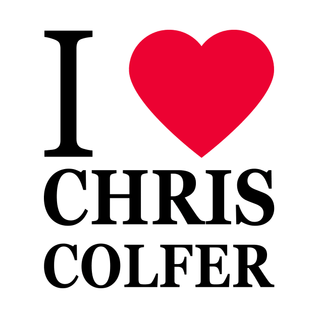 I love Chris Colfer by byebyesally