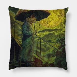 Cat with Umbrella Collection, You like cats! Pillow