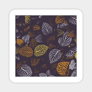 Autumn, Leaves Pattern 2 Magnet