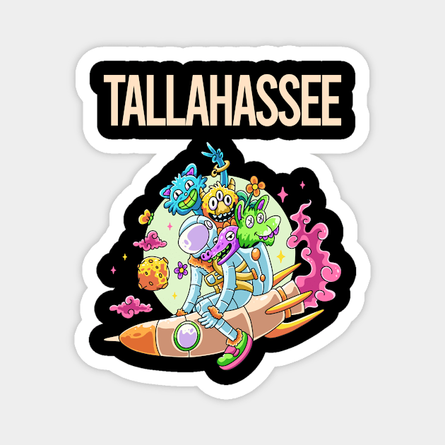 Happy Monsters Tallahassee Magnet by rosenbaumquinton52