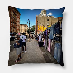 Rivington Street Graffiti Manhattan New York City Pillow