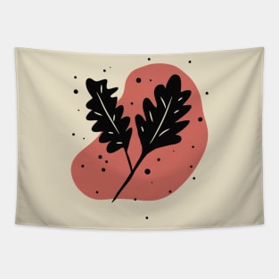 natural pink leaf Tapestry