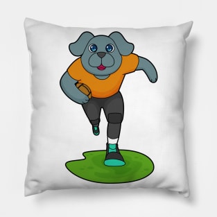 Dog Football player Football Pillow
