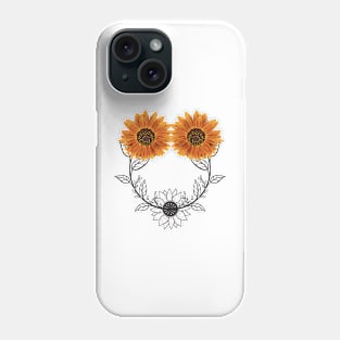 Little Aesthetic Sunflower Phone Case