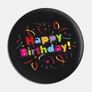 Happy Birthday celebration Pin