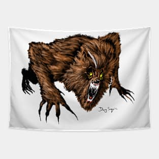 Werewolf White Strand Tapestry