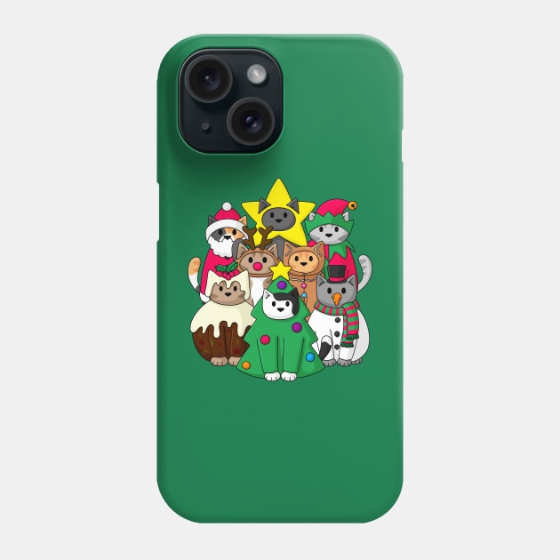 Christmas Costume Part Phone Case by Doodlecats 