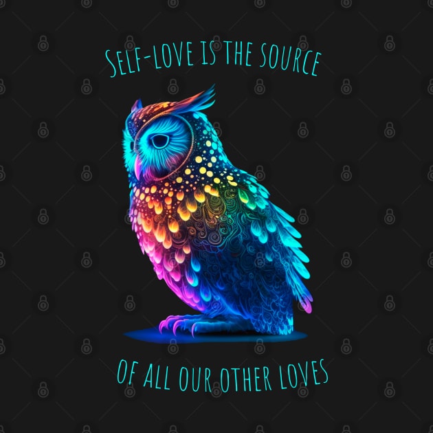 Neon Owl | Motivational Quotes by T-signs