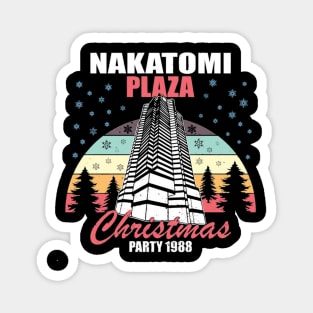 Retro Nakatomi Plaza Party 1968 Magnet