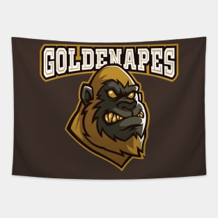 Golden Apes Tapestry