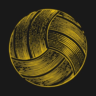 Volley ball | woodcut design T-Shirt