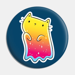 Ghost Kitty Pin