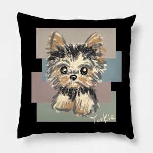 Yorkie puppy Pillow