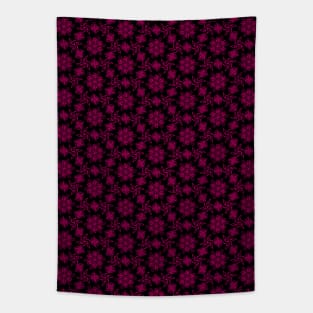 Crystal Space Flowers Tapestry