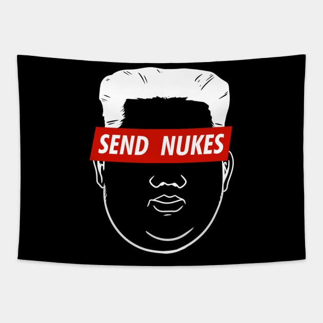 Send Nukes World War 3 Funny Memes Tapestry by A Comic Wizard