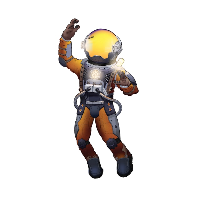 Astronaughty Fella by Fushiznick