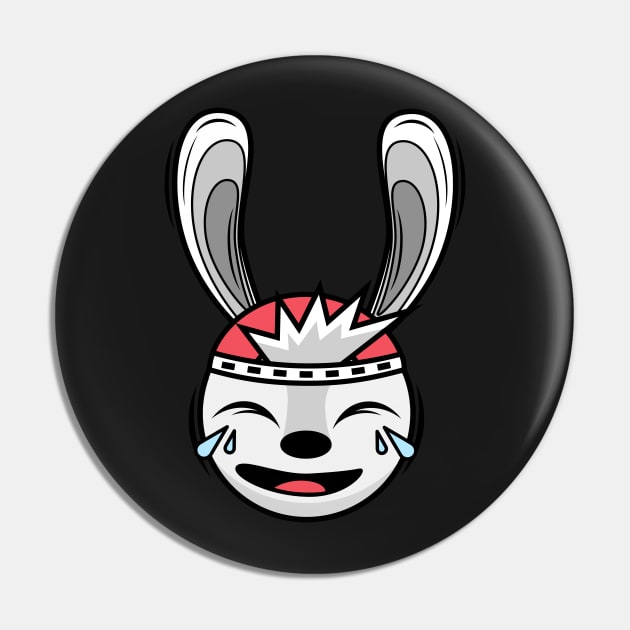 Laughing Jackrabbit Engarde Pin by MOULE