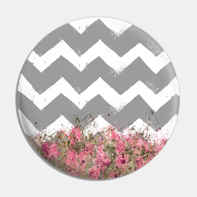 Shabby Chevron Stripes in Gray & White Pin by deb schlier